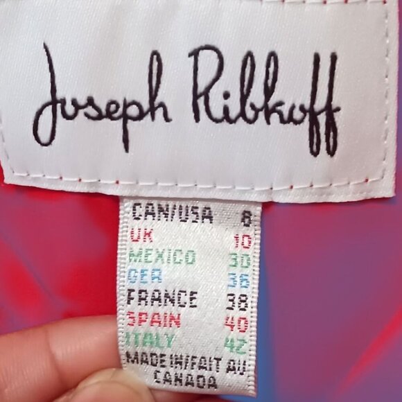 Joseph Ribkoff Red Sleeveless Flared Cami With Back Strap & Flowing Hem Red SZ 8 - Picture 4 of 6